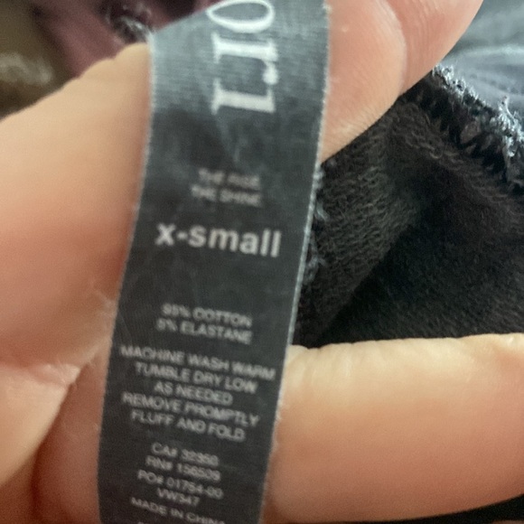 Vuori Laguna French Terry Jogger Sweatpants XS Gray Monochrome - Picture 6 of 6